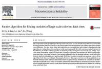 ترجمه مقاله Parallel algorithm for finding modules of large scale coherent fault trees