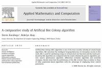 ترجمه مقاله انگلیسی : A comparative study of Artificial Bee Colony algorithm